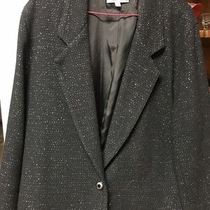 Black/silver blazer